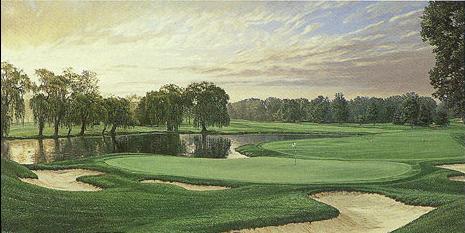 oakland hills golf course painting