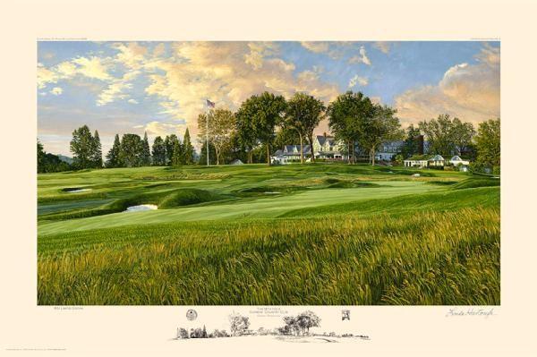 Oakmont Golf Painting
