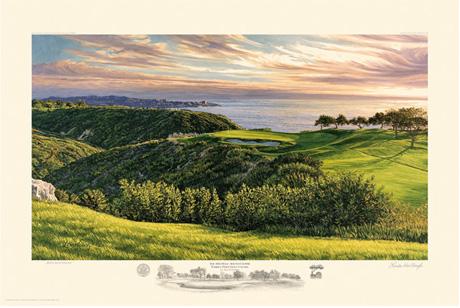 Torrey Pines Golf Course Painting
