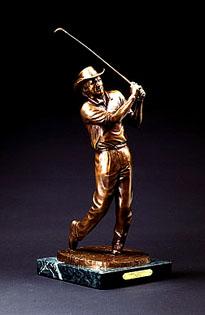 Greg Norman Golf Sculpture
