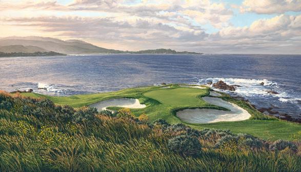 7th hole pebble beach golf course picture
