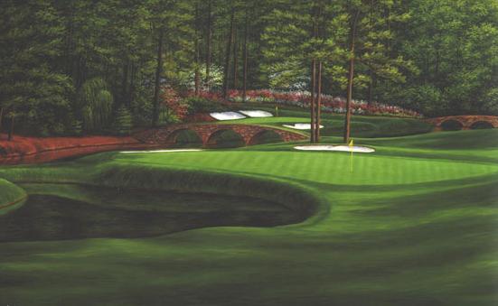 White Dogwood 11th Hole golf picture