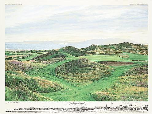 royal troon postage stamp golf course picture