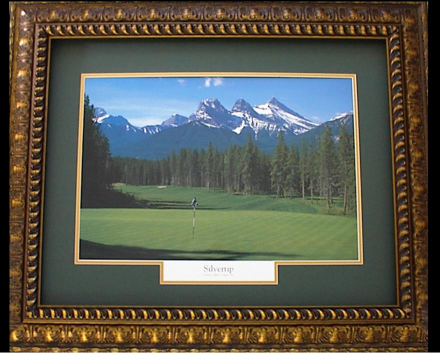 Silvertip Golf Course Bronze Frame Forest Mat