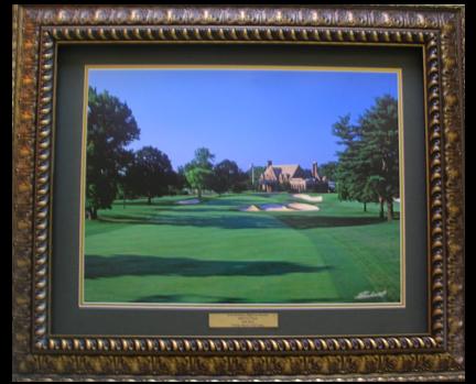 Winged Foot Golf Course Bronze Frame Forest Mat